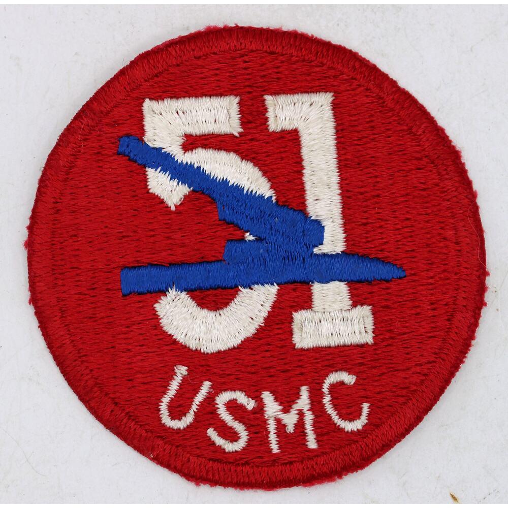 WWII Era USMC 51st Defense Battalion Montford Point Marines Shoulder Patch
